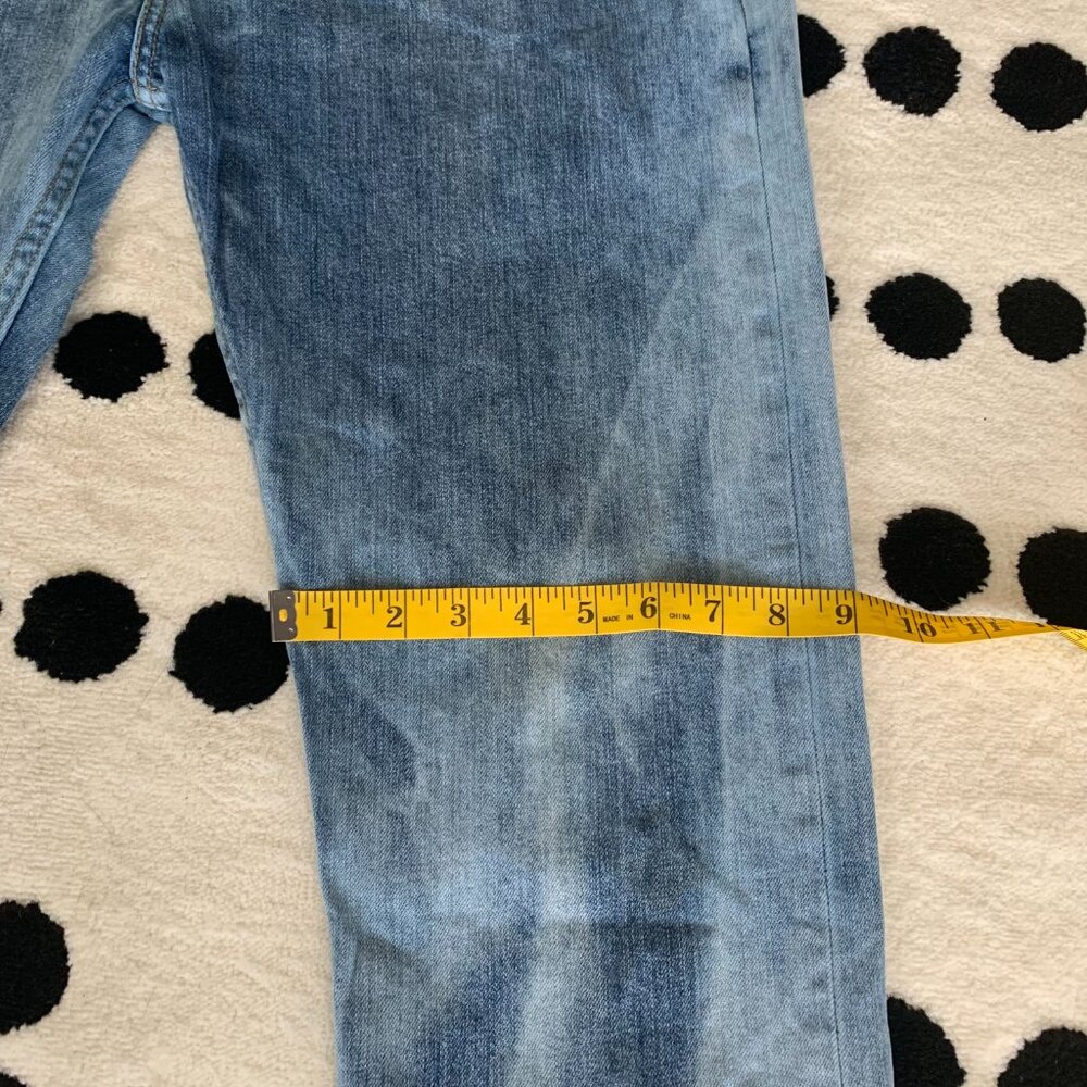 Levi's 508 Tapered Jeans Bleached Denim Slim Fit - Picture 13 of 15